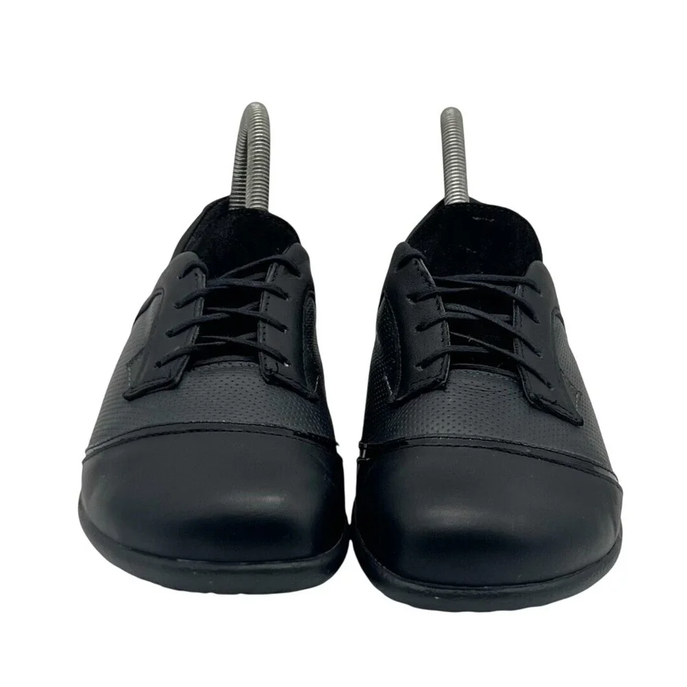 Naot Women Black Leather Perforated Lace Up Comfort Shoes EU‎ 37 US 6